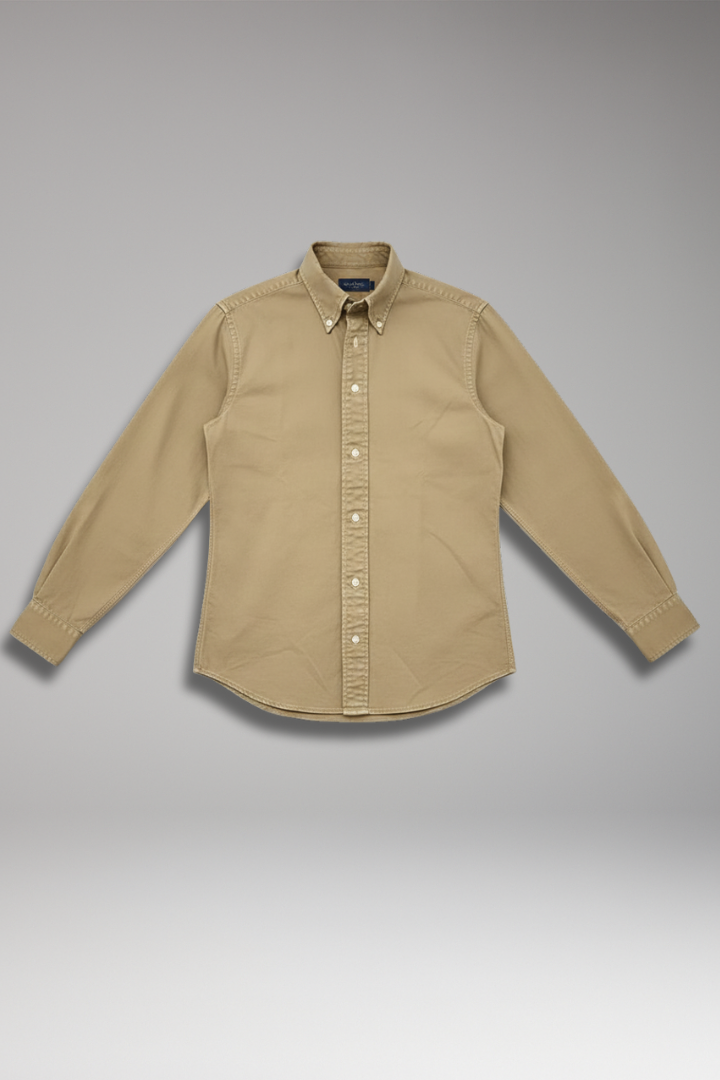 Men's Shirt with Button Front and Defined Cuffs