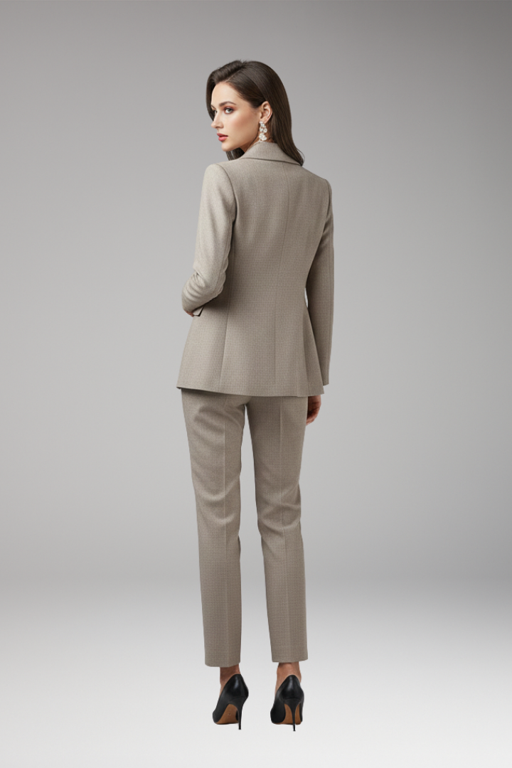 Women’s Suit Set with Blazer, Waistcoat and Trousers