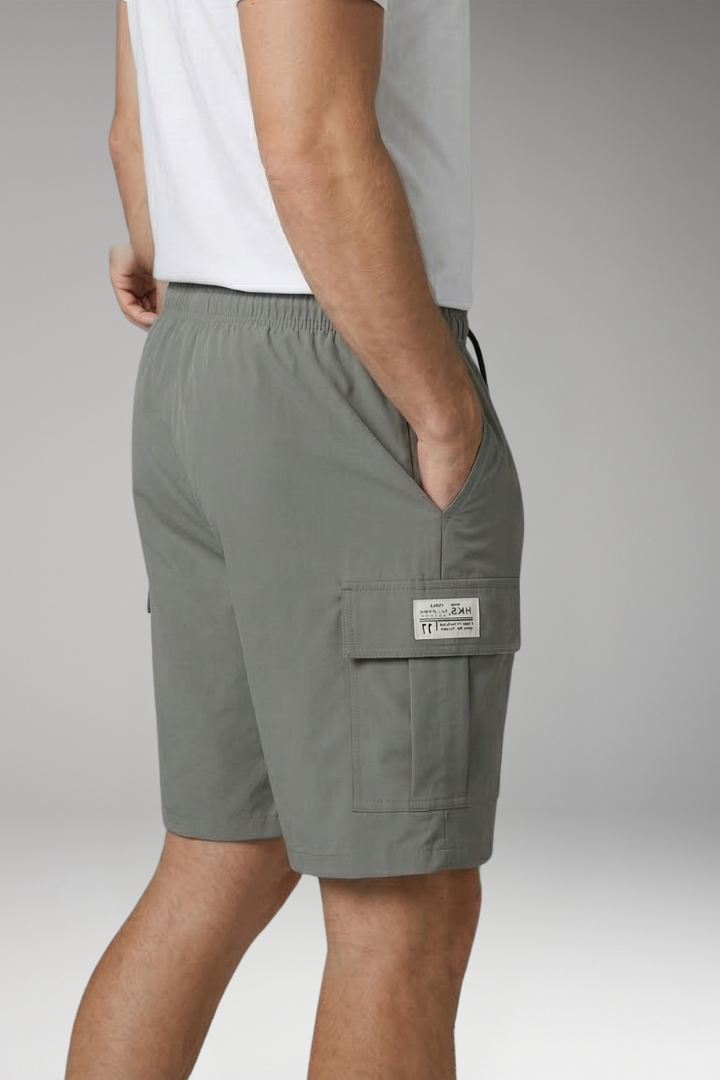 Men's Cargo Knee Length Shorts with Drawstring