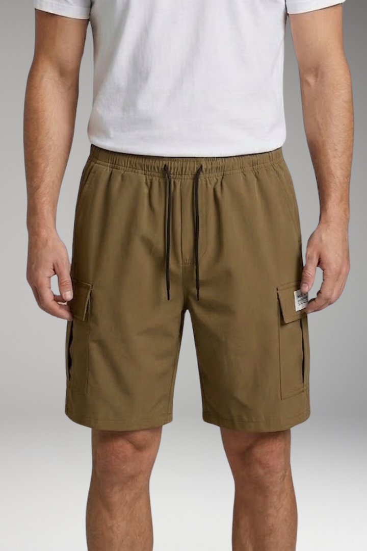 Men's Cargo Knee Length Shorts with Drawstring