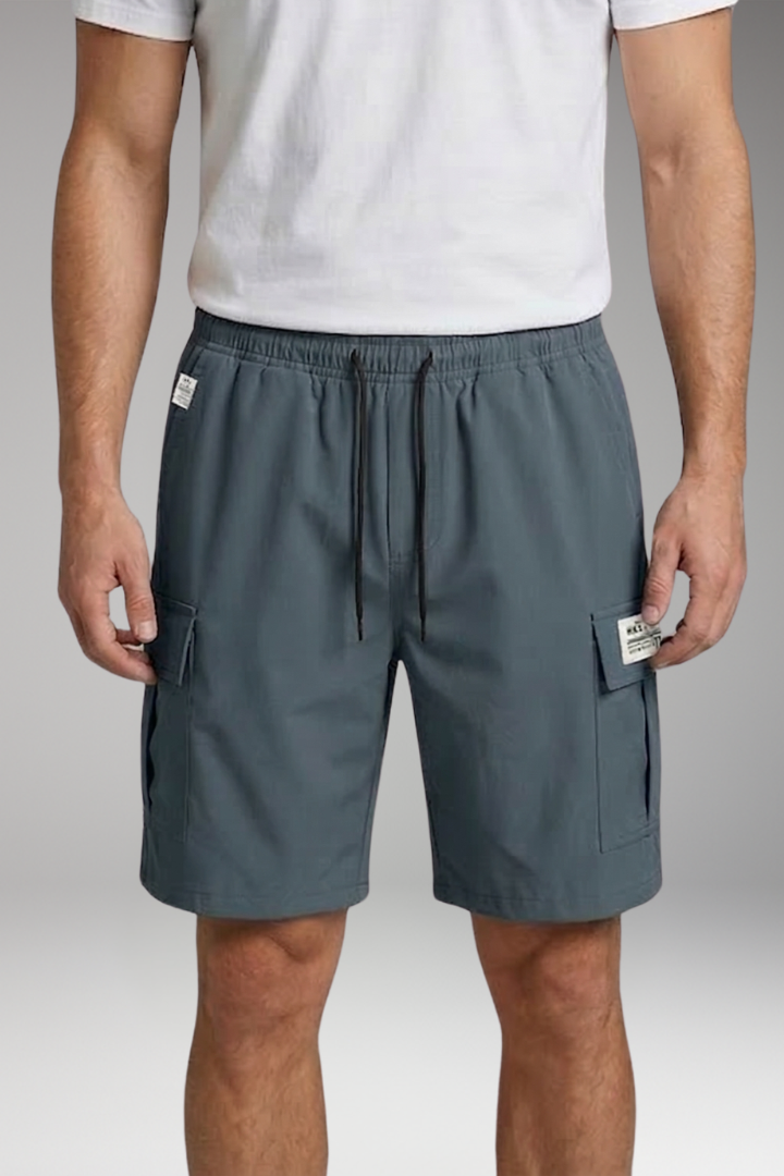 Men's Cargo Knee Length Shorts with Drawstring