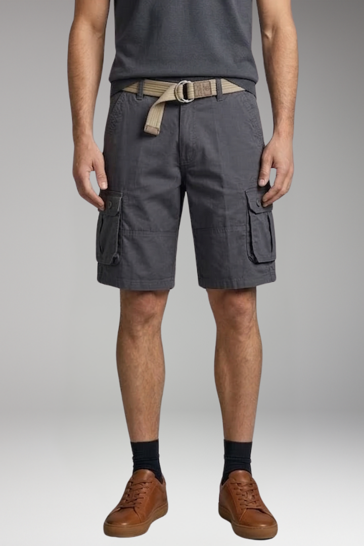 Men's Cargo Shorts with Multiple Pockets