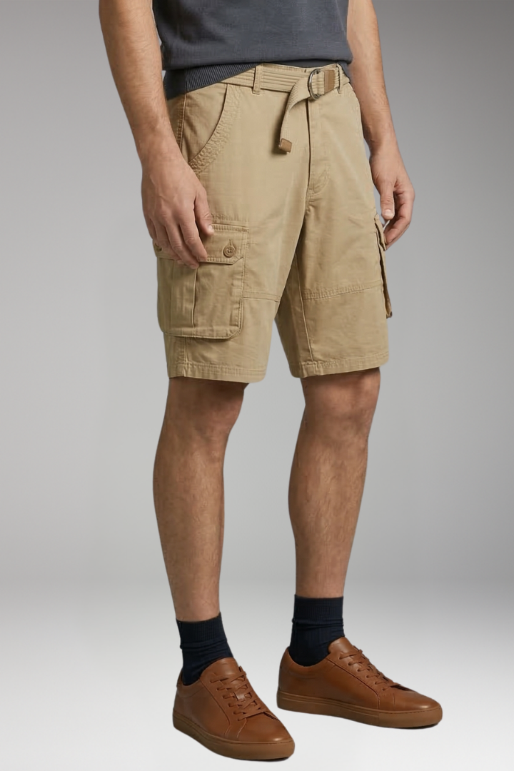Men's Cargo Shorts with Multiple Pockets
