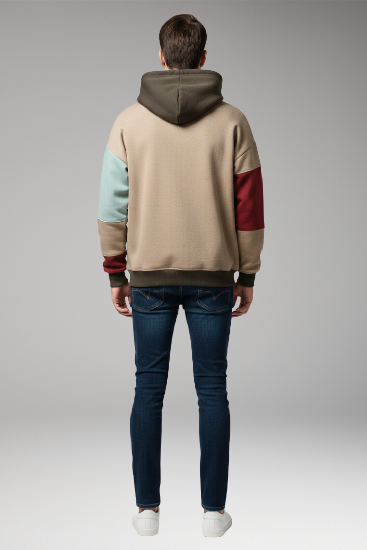 Men’s Hoodie with Adjustable Hood and Front Pocket