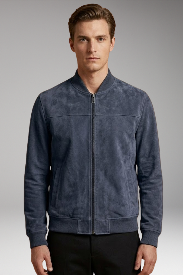 Men's Long Sleeve Jacket with Clean Design and Reliable Fit