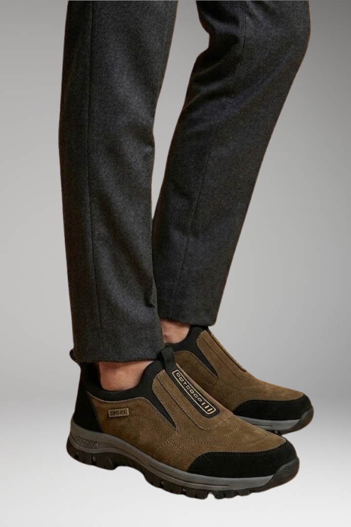 Men's Orthopedic Walking Shoes with Ergonomic Design and Slip-Resistant Sole