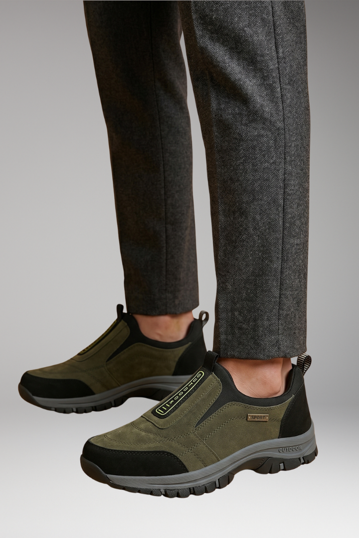 Men's Orthopedic Walking Shoes with Ergonomic Design and Slip-Resistant Sole