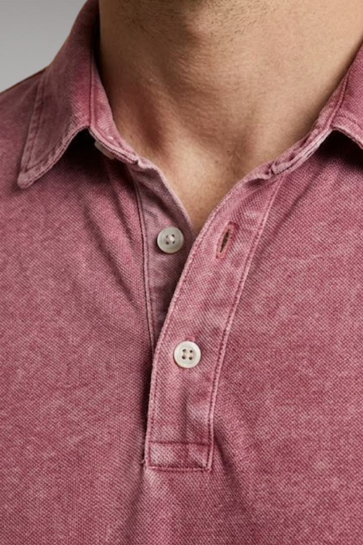 Men's Polo Shirt with Classic Collar and Comfortable Fit