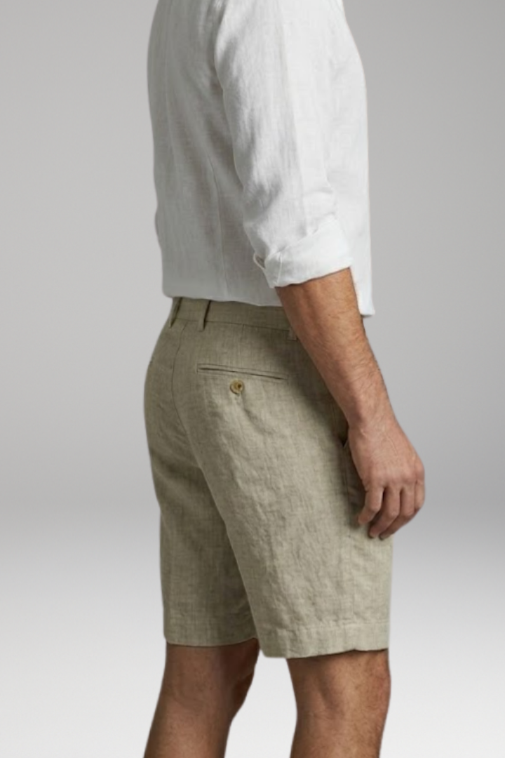 Men's Shorts with Button Fastening