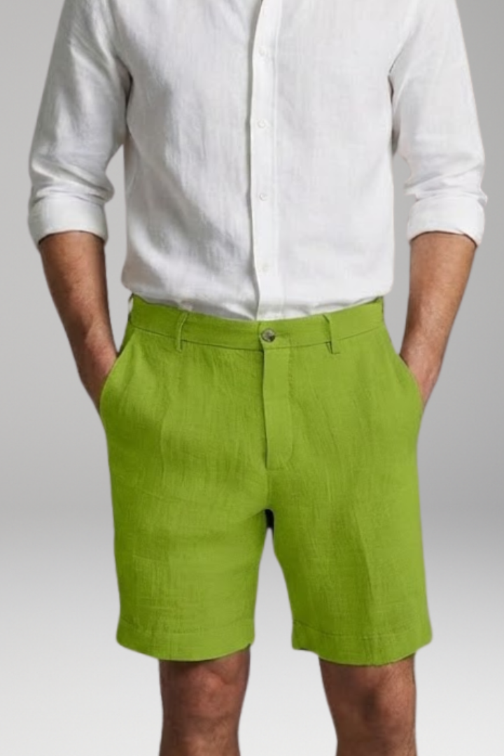 Men's Shorts with Button Fastening