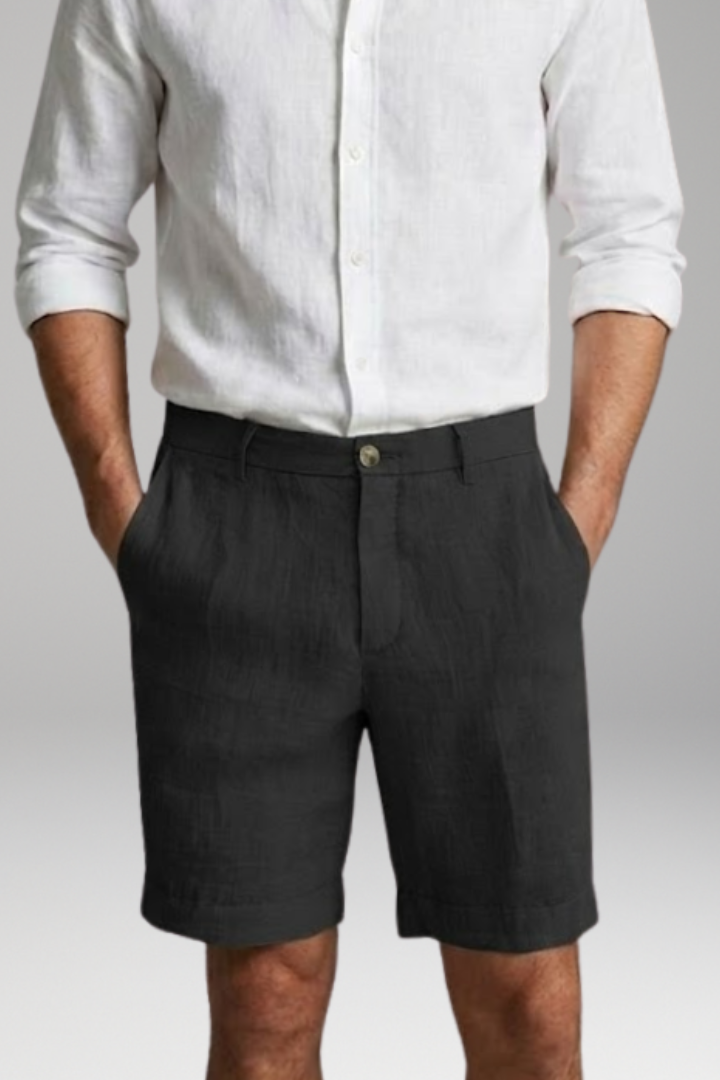 Men's Shorts with Button Fastening