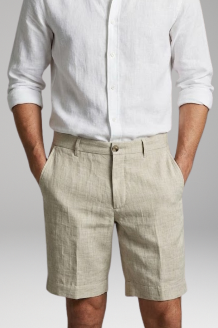 Men's Shorts with Button Fastening