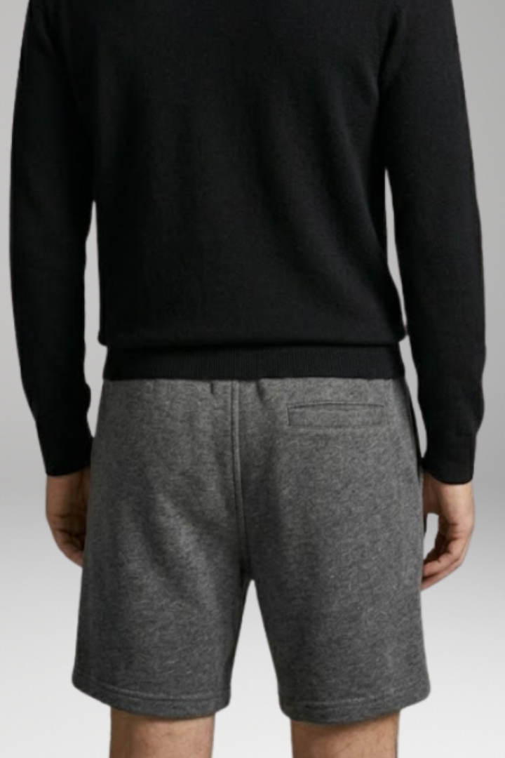 Men's Shorts with Elastic Waistband and Side Pockets