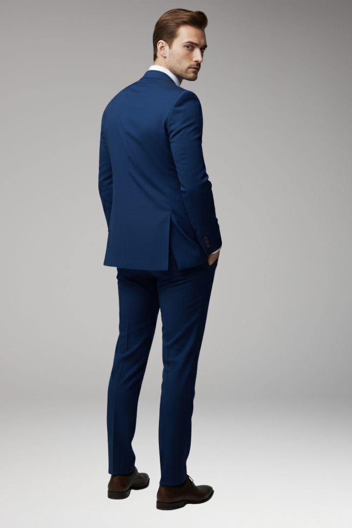 Men’s Suit Set with Blazer Vest and Trousers