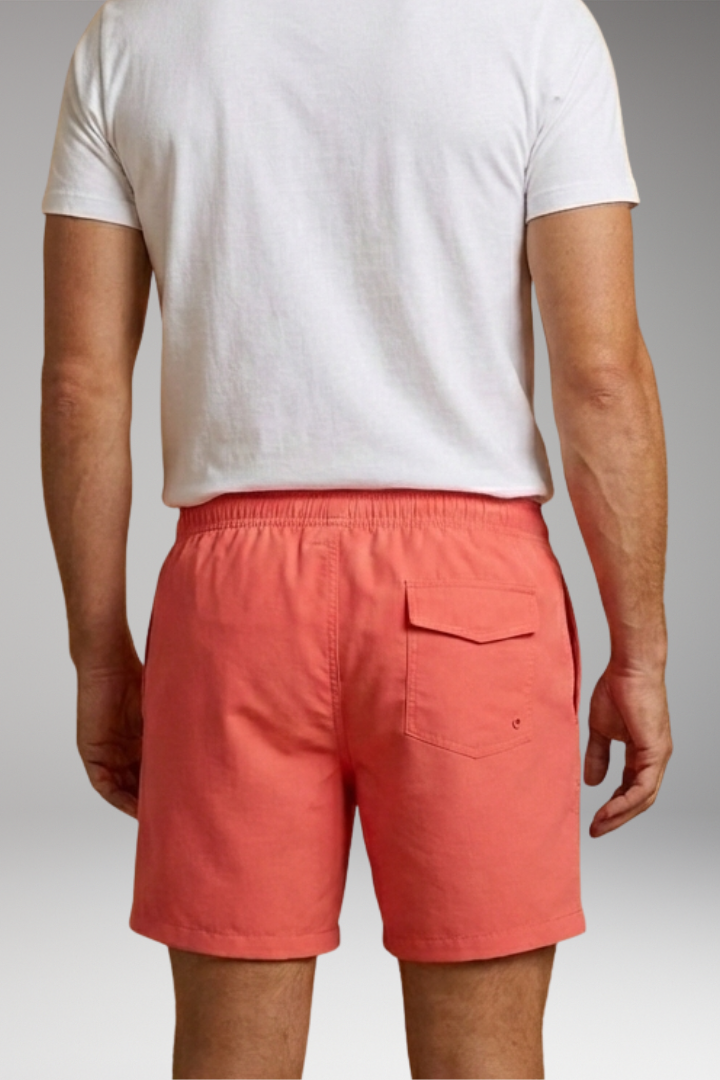 Men's Swim Shorts with Drawstring Closure