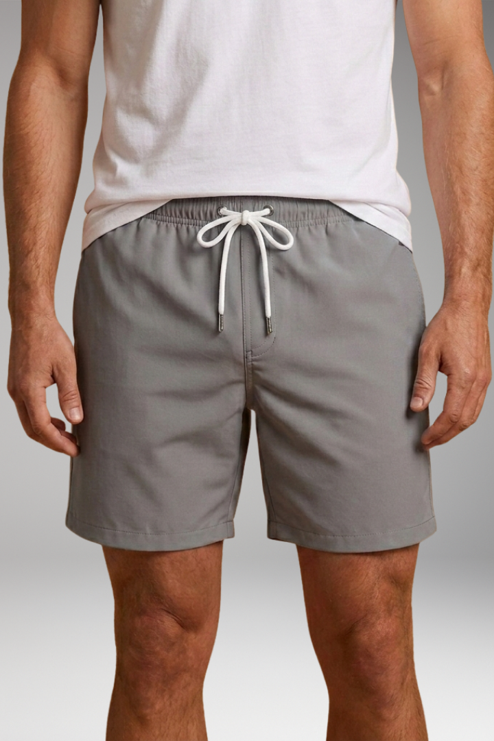 Men's Swim Shorts with Drawstring Closure