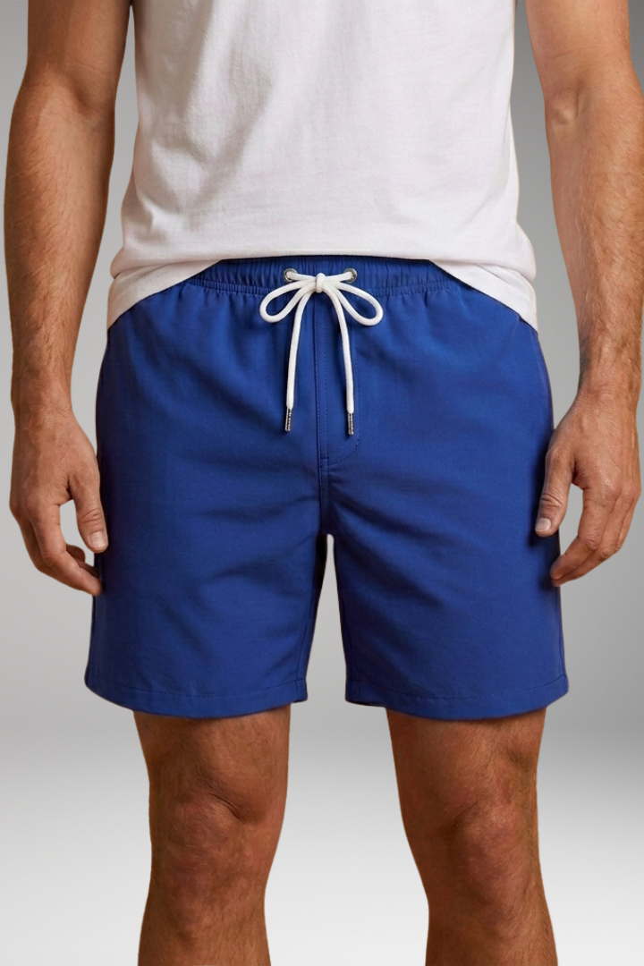 Men's Swim Shorts with Drawstring Closure