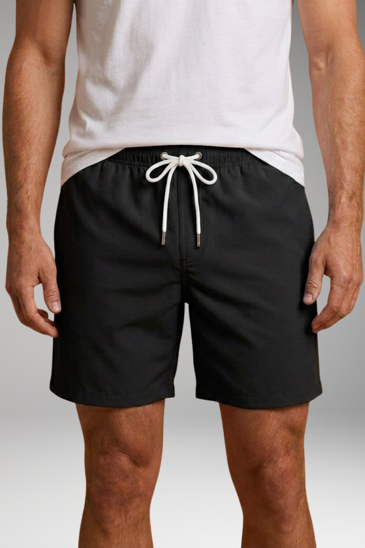 Men's Swim Shorts with Drawstring Closure