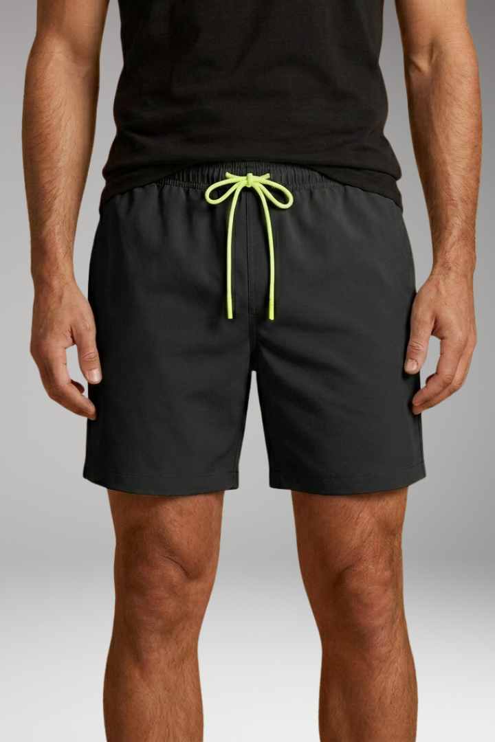 Men's Swim Trunks with Quick-Drying and Elastic Waistband