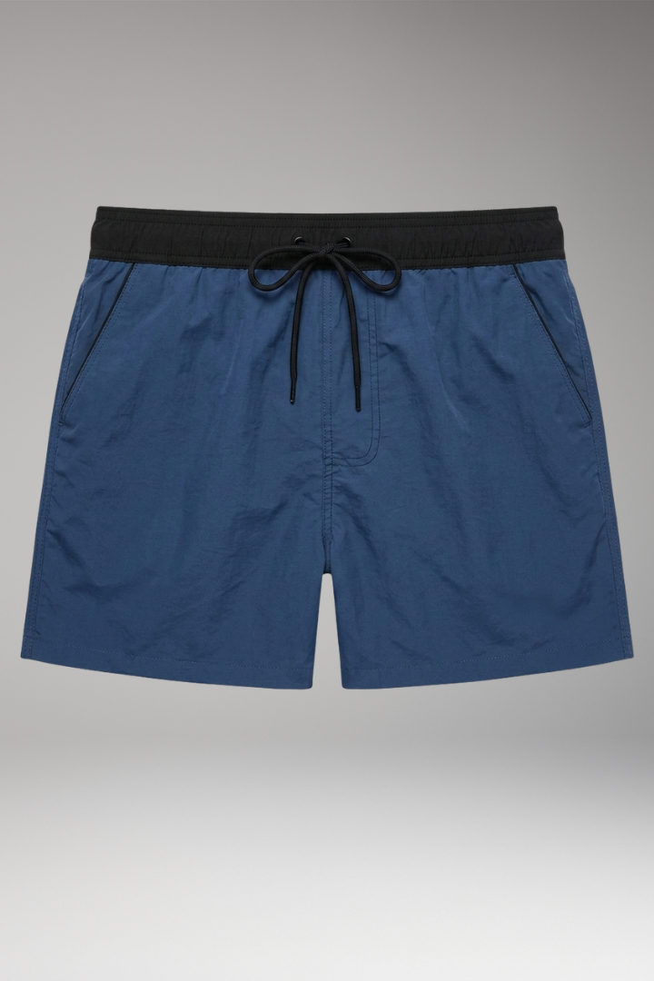 Men's Swim Trunks with Sleek Design and Elastic Waistband