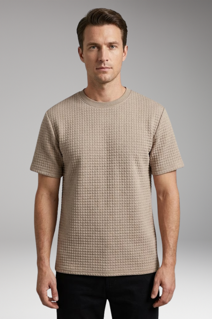 Men's T-Shirt with Crew Neck and Short Sleeves