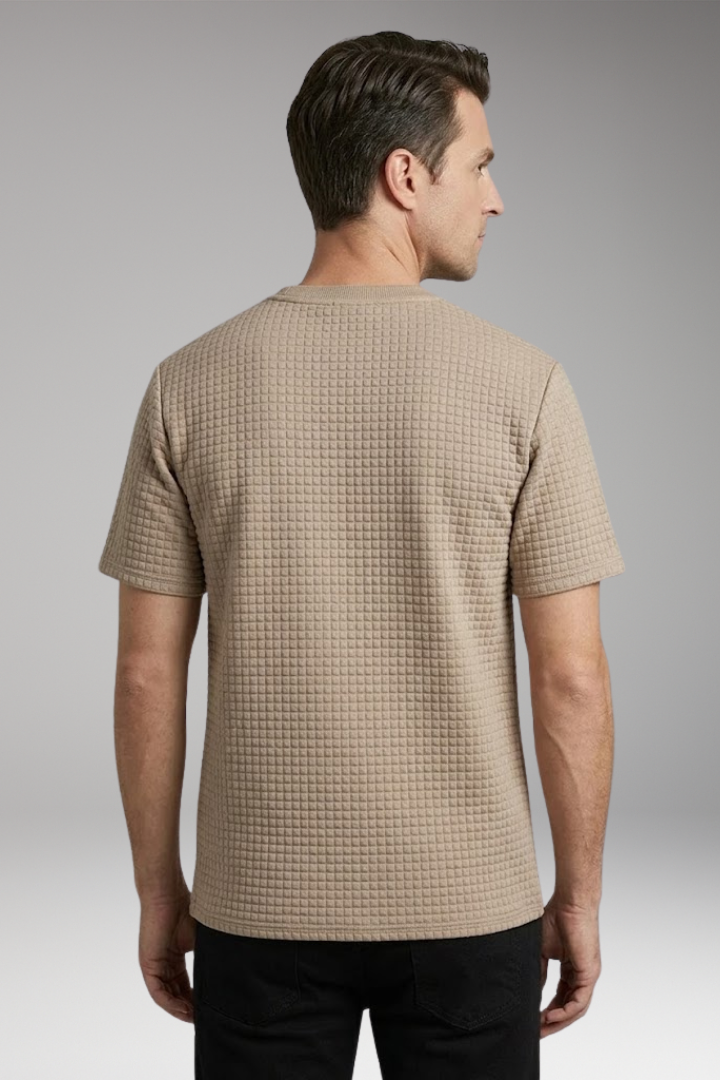 Men's T-Shirt with Crew Neck and Short Sleeves