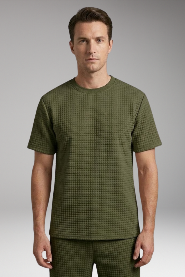 Men's T-Shirt with Crew Neck and Short Sleeves
