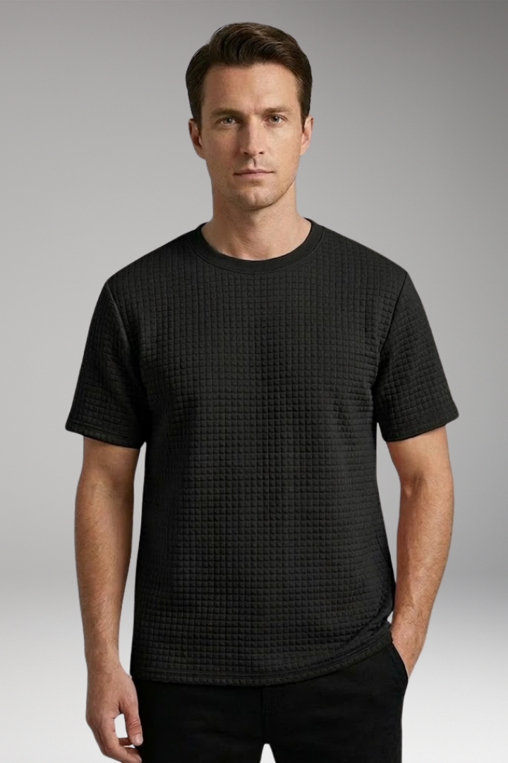 Men's T-Shirt with Crew Neck and Short Sleeves