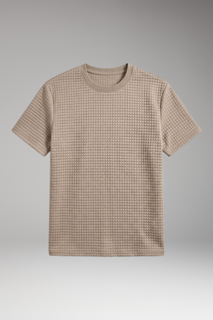 Men's T-Shirt with Crew Neck and Short Sleeves