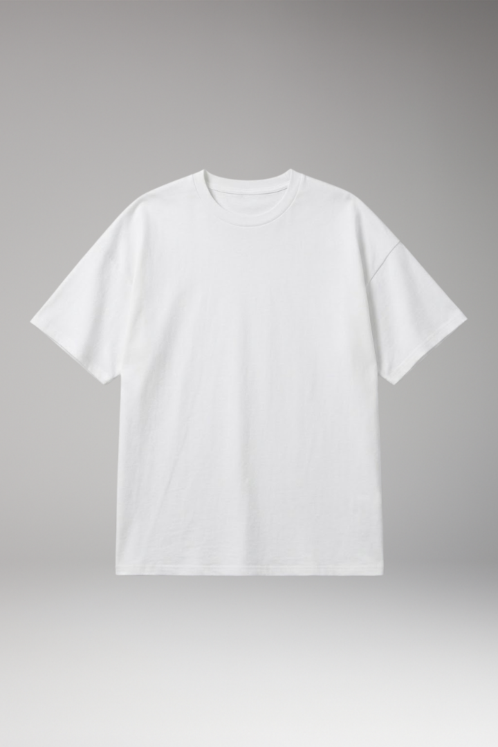 Men's T-Shirt with Round Neck and Relaxed Fit