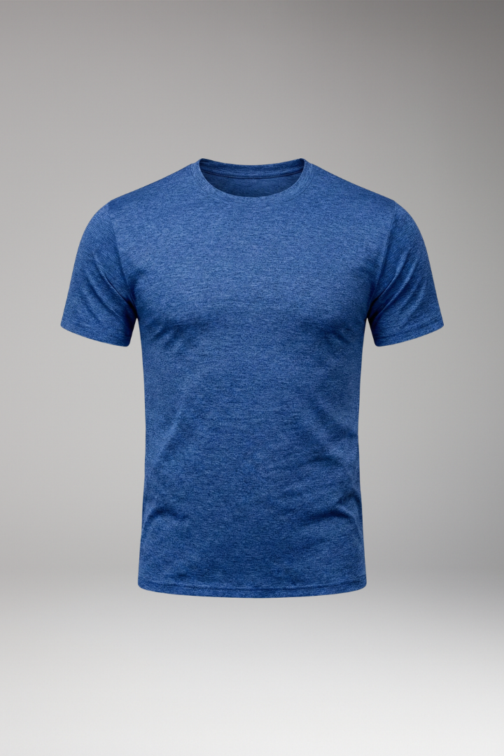 Men's T-Shirt with Round Neck and Short Sleeves