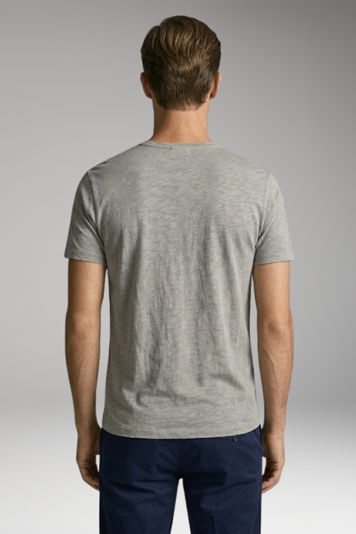 Men's T-Shirt with V-Neck and Classic Fit