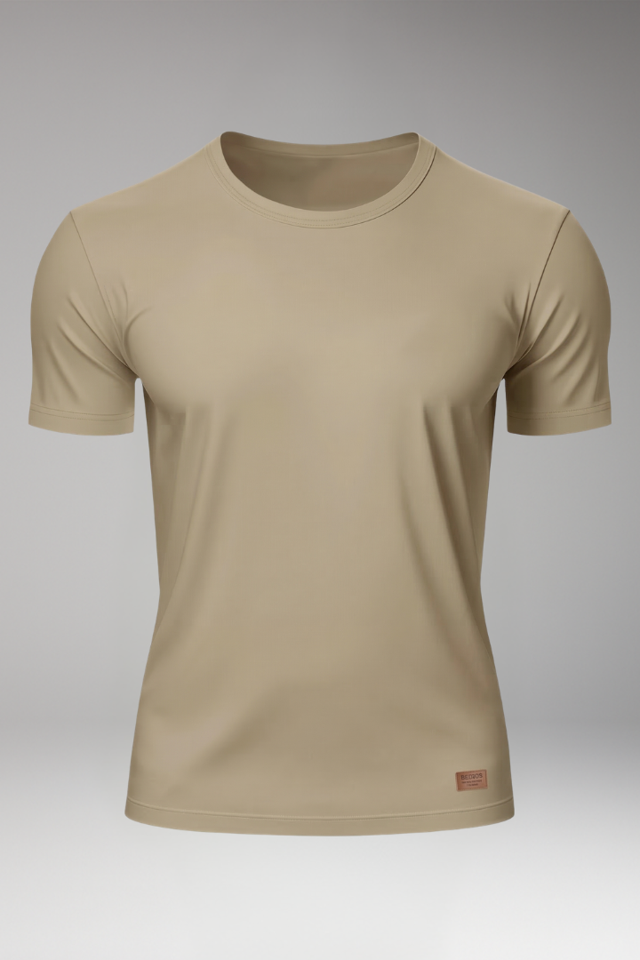 Men's T Shirt with Crewneck and Short Sleeves