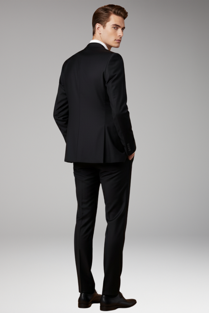 Men’s Three-Piece Suit with Vest and Pants