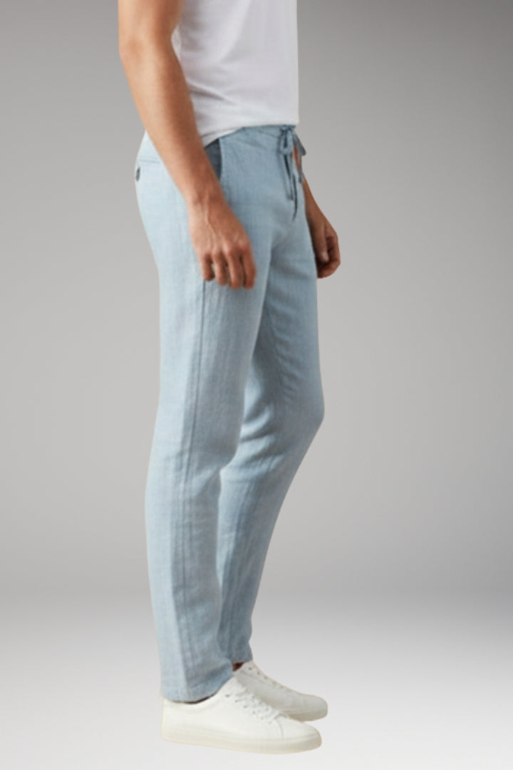 Men's Trousers with Drawstring Waistband