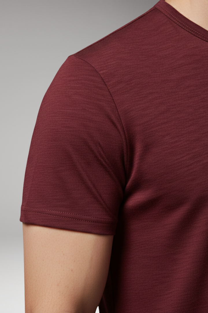 Men's Shirt with Button Fastening and Short Sleeves
