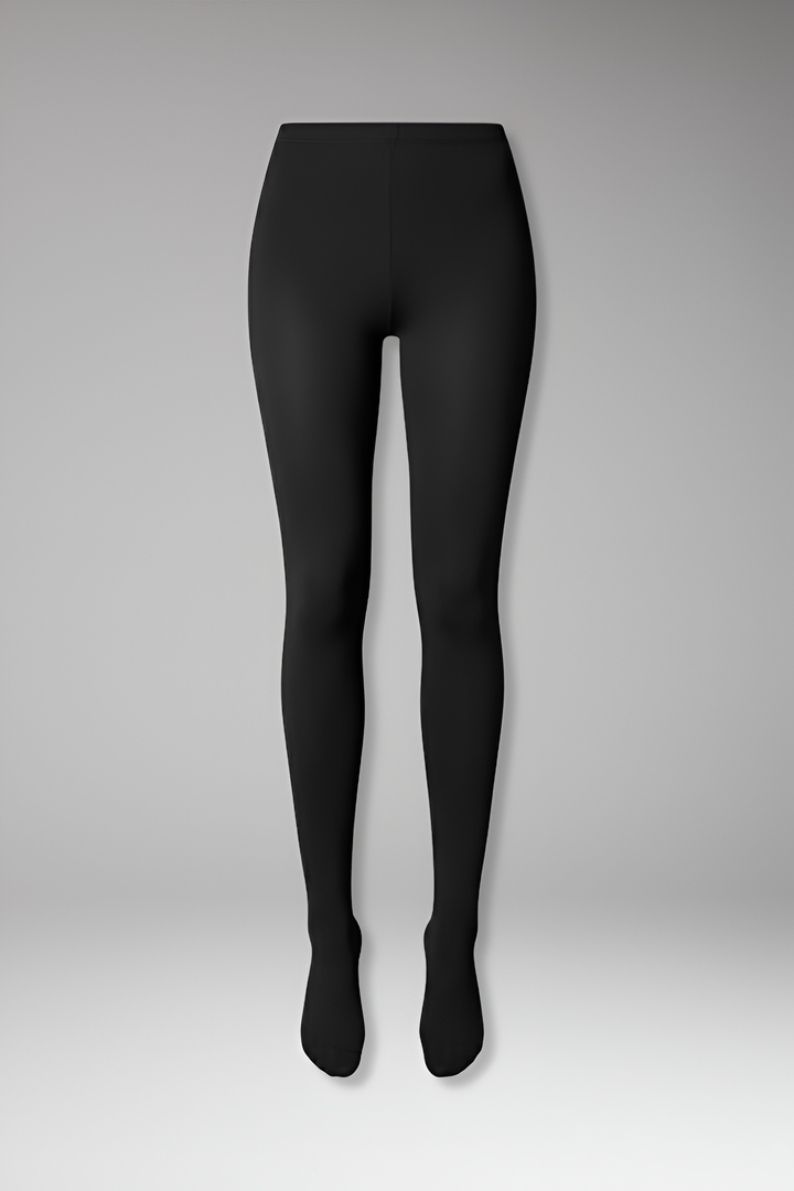 Women's Leggings with Inner Lining and Opaque Tights Look