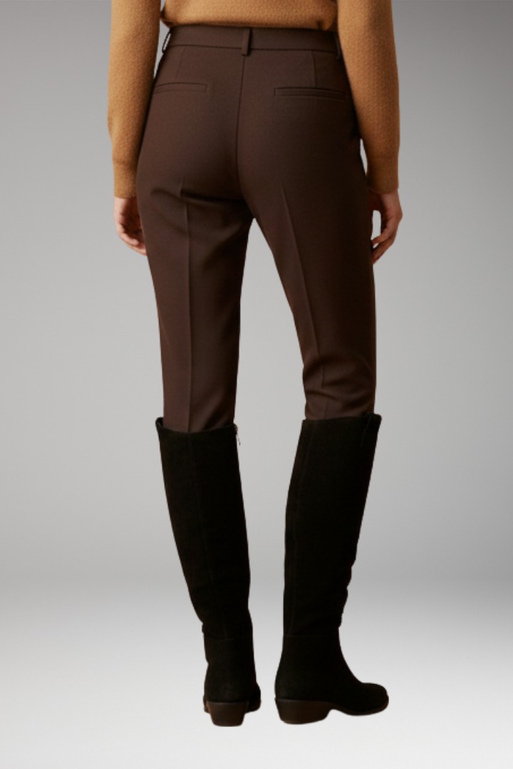 Women’s Knee-High Boots with Side Zipper and Block Heel