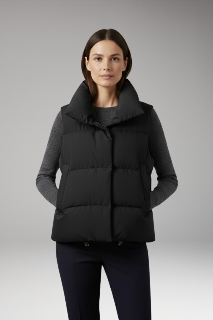 Women's Body Warmer with Large Pockets and Versatile Design