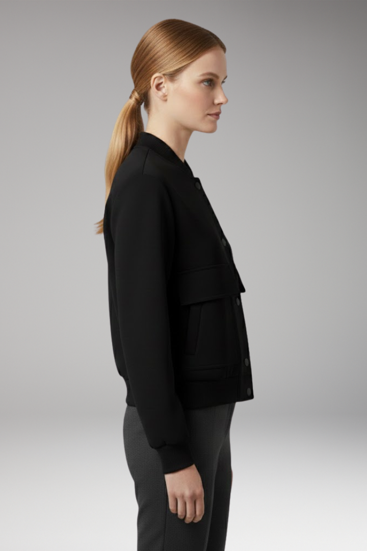 Women's Bomber Jacket with Pockets Blend