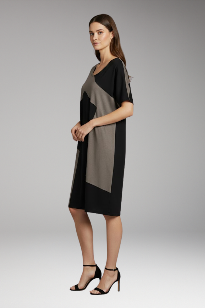 Women's Casual Short-Sleeved Loose Dress for Spring and Summer
