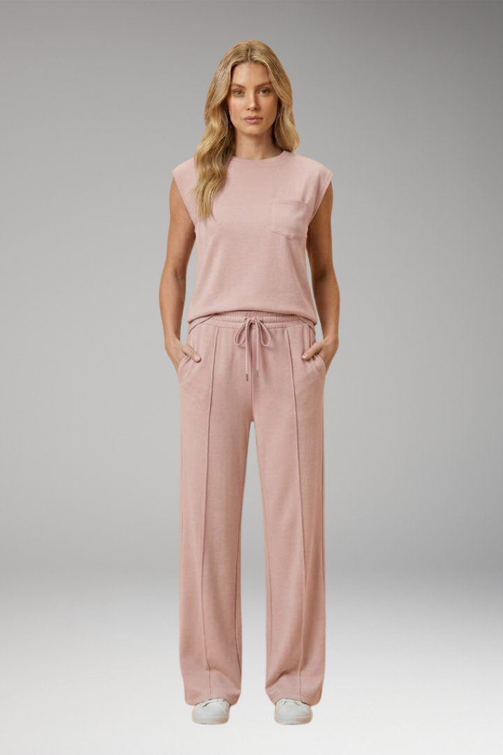 Women's Casual Summer Two-Piece Set with Relaxed Fit and Versatile Style