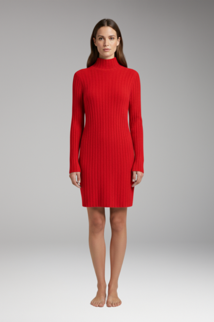 Women's Dress with Figure-Hugging Silhouette and Timeless Design