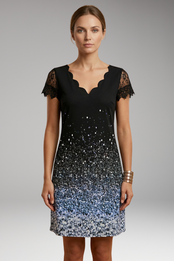 Women's Dress with Intricate Details and Timeless Style