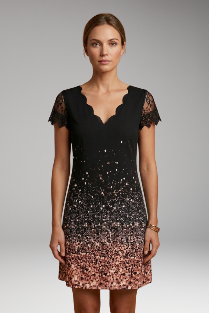 Women's Dress with Intricate Details and Timeless Style