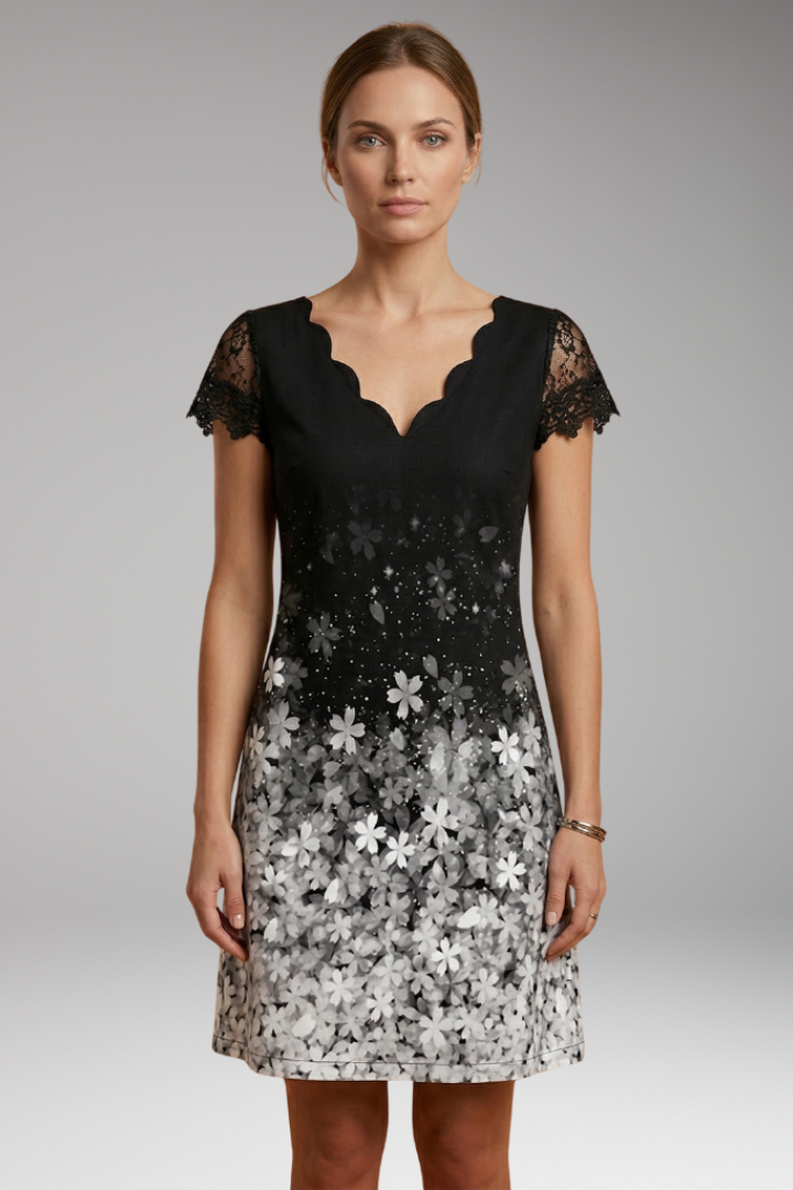 Women's Dress with Intricate Details and Timeless Style