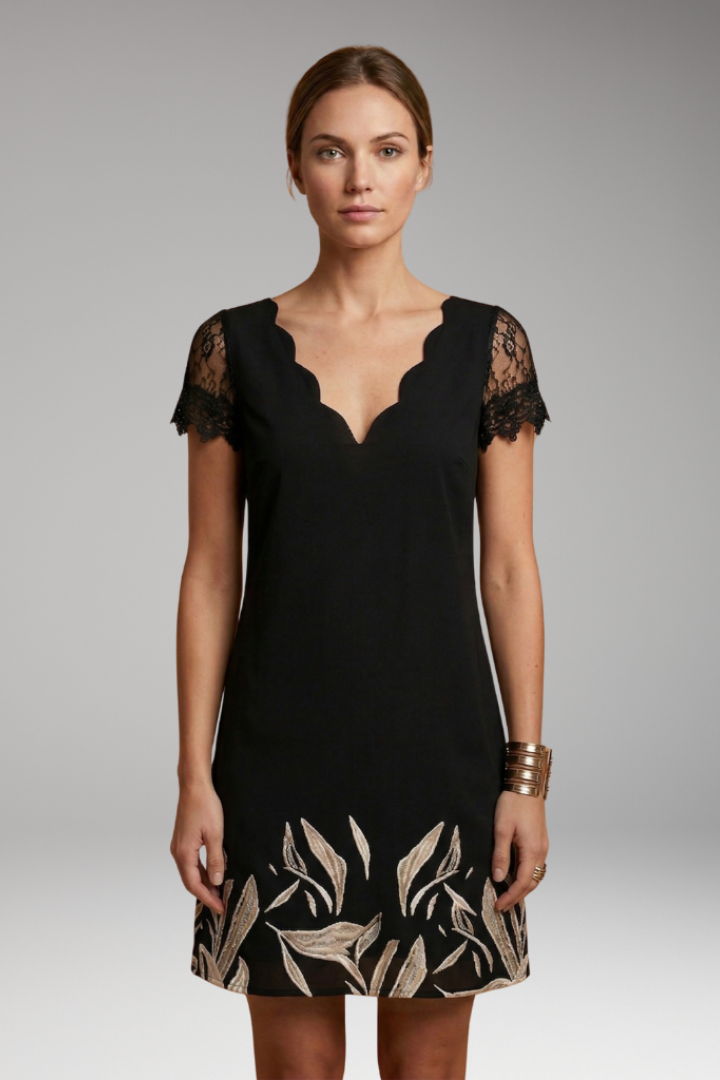 Women's Dress with Intricate Details and Timeless Style