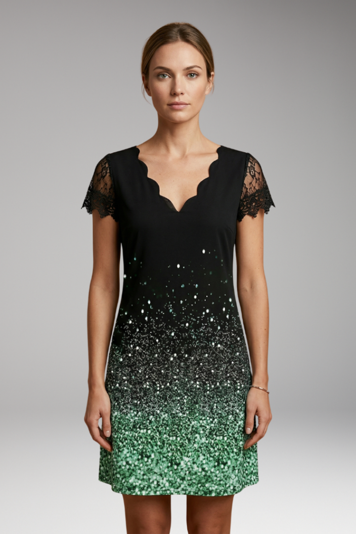 Women's Dress with Intricate Details and Timeless Style