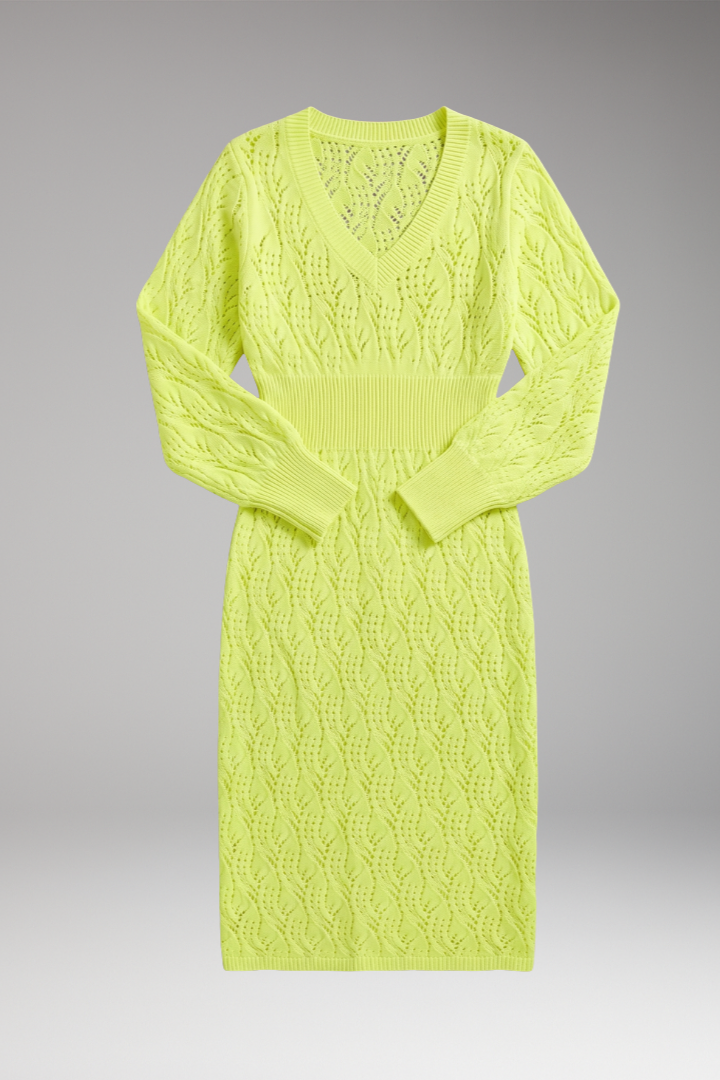 Women's Dress with Knit Design and Versatile Style
