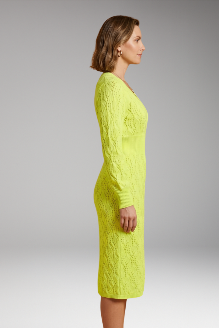 Women's Dress with Knit Design and Versatile Style